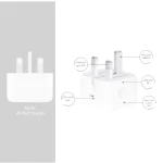 شارژر 20 وات اپل Apple Charger 20Watt (کدB9001) - Image 5