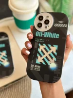 قاب Off-White لنز رینگی مشکی (کدC1321) - Image 4
