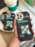 قاب Off-White لنز رینگی مشکی (کدC1321) - Image 3