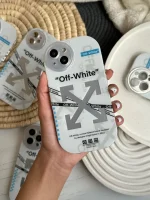 قاب Off-White لنز رینگی سفید (کدC1320) - Image 3