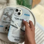 قاب Off-White لنز رینگی سفید (کدC1320)