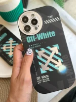 قاب Off-White لنز رینگی مشکی (کدC1321) - Image 5