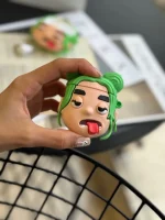 کاور ایرپاد سیلیکونی Billie Eilish (کدC0075) - Image 3