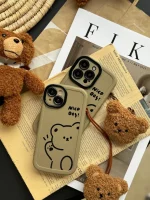 قاب Teddy bear Nice Day با آویز عروسکی (کدC1516) - Image 4