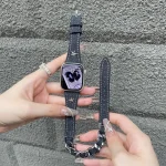 بند اپل واچ Chanel زنجیر کارتیر 2 دور (کدw5004) - Image 2