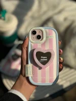 قاب Victoria's Secret با پاپ سوکت قلبی آینه ای (کدC1602) - Image 3