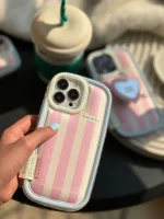قاب Victoria's Secret با پاپ سوکت قلبی آینه ای (کدC1602) - Image 4