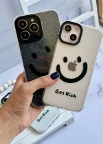 قاب Smile اکلیلی شفاف آیفونی (کدC1735) - Image 3