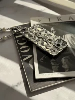 قاب Silver YSL با آویز (کدC1477) - Image 3