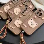 قاب Baby Bear با بند طنابی سامسونگ و شیائومی (کدC1655)