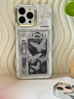 قاب Black and White butterfly (کدC1776)