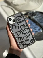 قاب I'm OK نقره ای (کدC1413) - Image 2