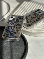 قاب I'm OK نقره ای (کدC1413)
