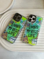 قاب آکواریومی شبرنگ Living My Best Life (کدC1314) - Image 5