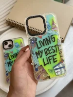 قاب آکواریومی شبرنگ Living My Best Life (کدC1314) - Image 2