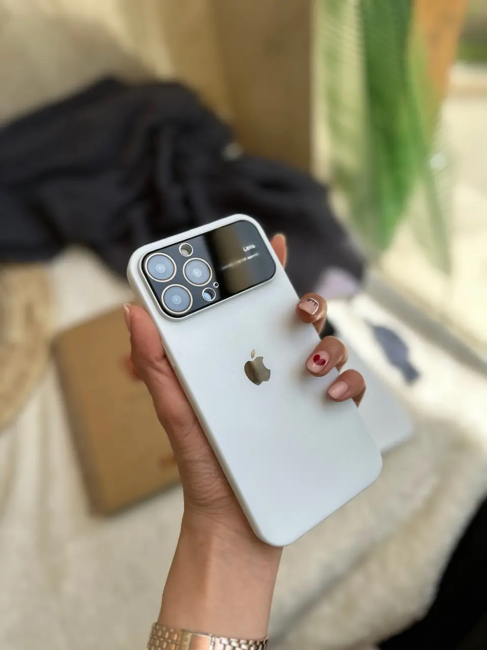 9c4364 قاب White PC Lens (کدC1234) - Image 1