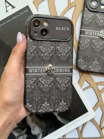 قاب Black Design گل نقره ای (کدC1762) - Image 3
