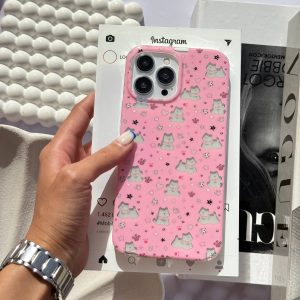 سگاي كيوت شفاف با زمينه ي صورتي