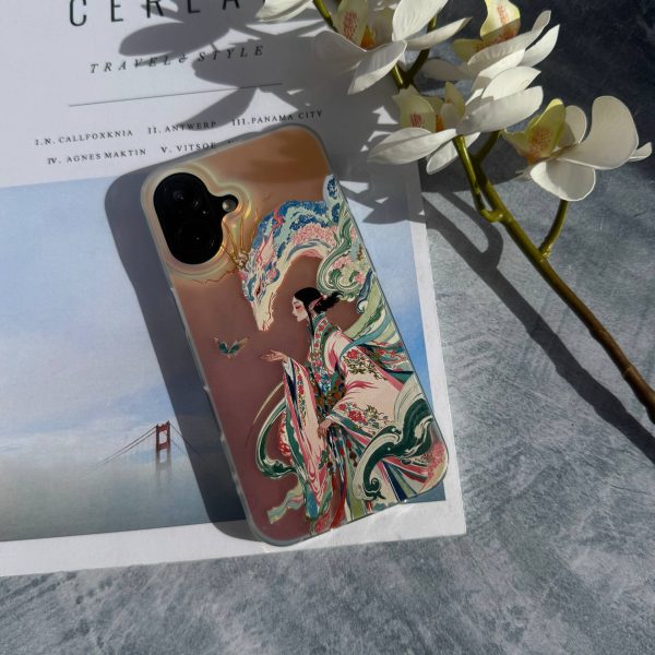 قاب موبایل سفارشی هولوگرامی مات | Dragons whisper