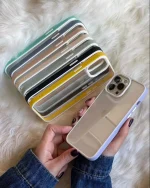 قاب موبایل آیفون بستنی سفید دورنگ پشت طلق ( 30111 ) - Image 2