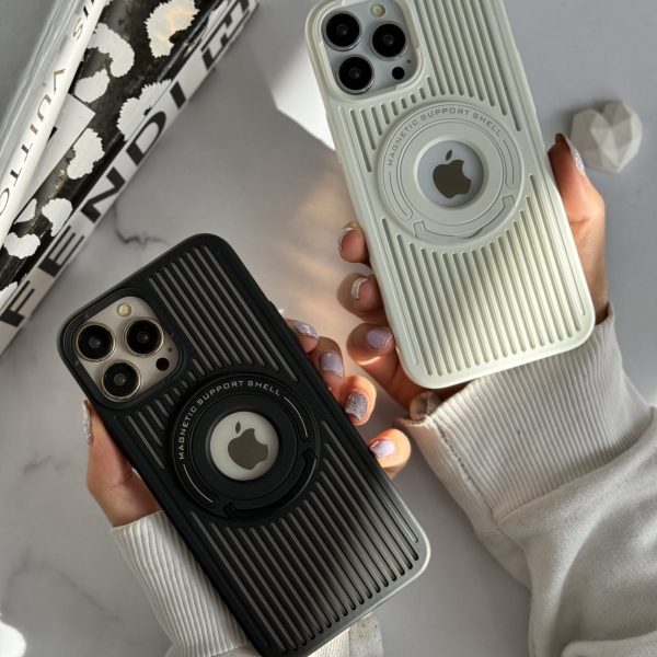قاب موبایل آیفون توری مگنتی پایه دار