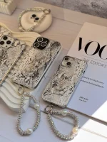 قاب YSL پایتون با آویز و محافظ لنز نگین دار (کدC1983) - Image 5