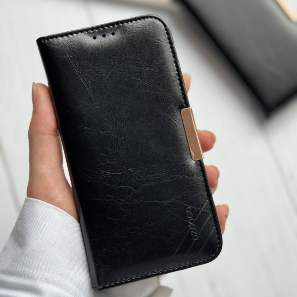 قاب موبایل آِفون کیف چرم جاکارتی دار جنیون لدر