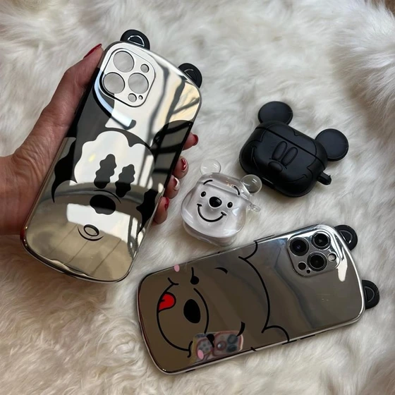 قاب موبایل آیفون کروم گوش دار