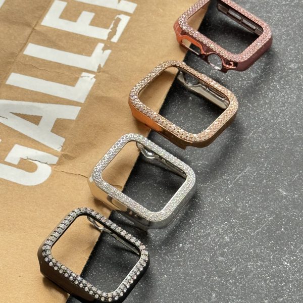 گارد اپل واچ دوردیف نگین دیاموند جنس هارد