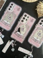قاب موبایل ( آیفون - سامسونگ ) دختر بالرین جعبه موزیکال بند ست - Image 2