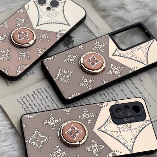 قاب موبایل شیائومی لویی ویتون آینه و نگین حلقه