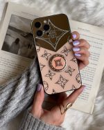 قاب موبایل سامسونگ لویی ویتون آینه و نگین حلقه - Image 2