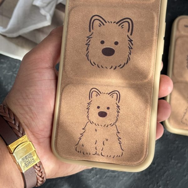 قاب موبایل آیفون سگ پاپی کاوریتو استندشو