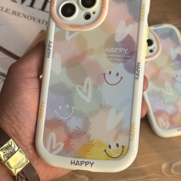 قاب موبایل آیفون لبخند رنگین کمان