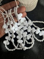 آویز و بند قلب سفید - Image 3