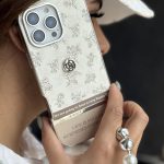 قاب موبایل آیفون کافی رز دورنگ ( بدون بند )