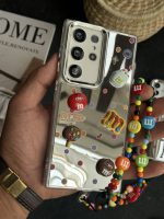 قاب موبایل ( آیفون - سامسونگ ) ام اند ام M&M آیینه ای بنددار - Image 2