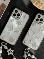 قاب موبایل آیفون ماه و ستاره برجسته گلکسی ( بدون بند ) - Image 2