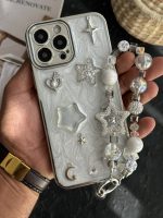 قاب موبایل آیفون ماه و ستاره برجسته گلکسی ( بدون بند ) - Image 3