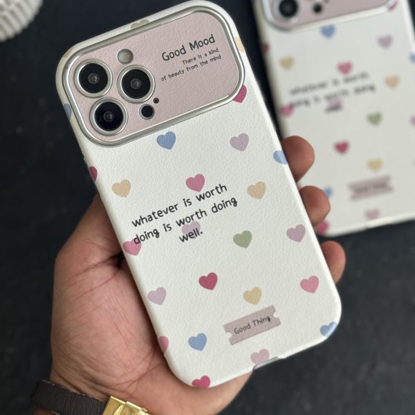 قاب موبایل آیفون قلب ریز حس خوب