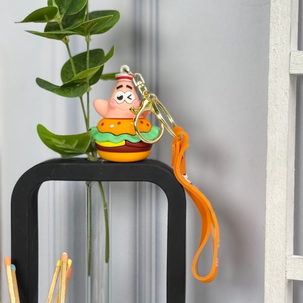 جا کلیدی سیلیکونی پاتریک همبرگری (کدa0203)