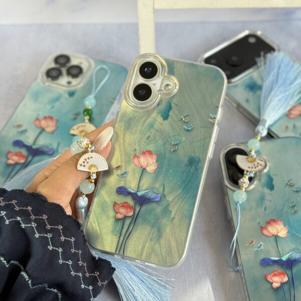 قاب نیلوفر آبی با آویز (کدC2123)