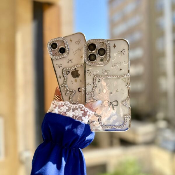 قاب Hello Kitty نگینی (کدC2122)