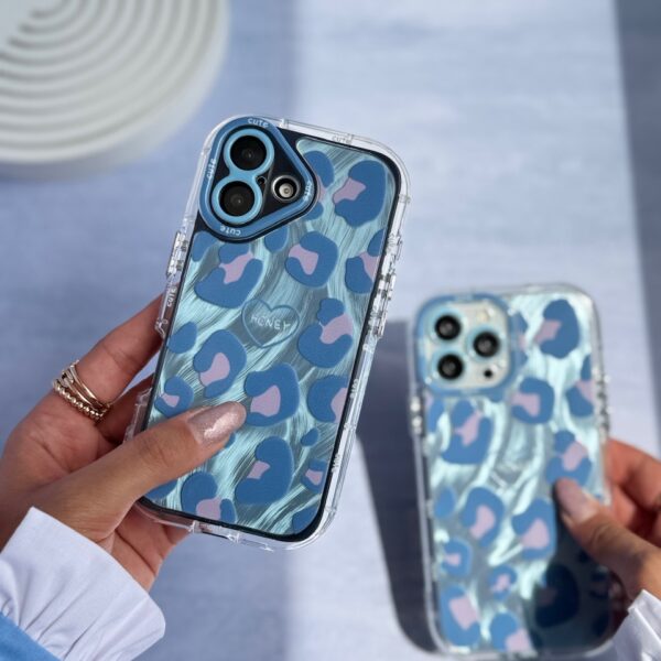 قاب پلنگی آبی پاستلی (کدC2001)