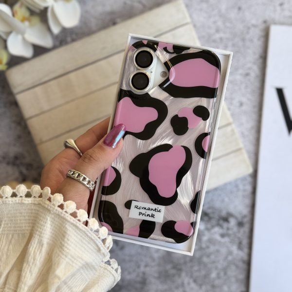 قاب پلنگی Romantic Pink آیفونی (کدC2062)