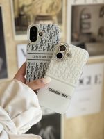 قاب White Christian Dior دور لنز نگین آیفون (کدC2076) - Image 4