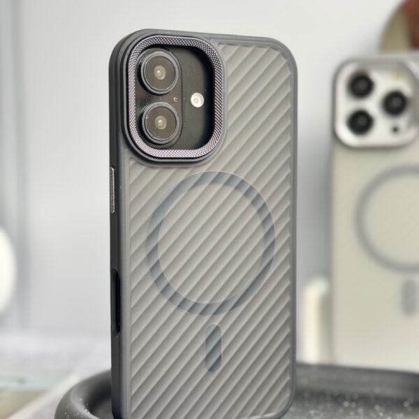 قاب Matte Mag (لنز کربن شیاردار) (کدC1991)