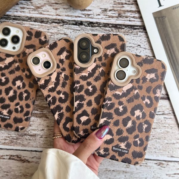 قاب پلنگی قهوه ای Bonne Case آیفون (کدC2054)