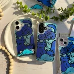 قاب Happy Blue Cat بدون‌ استند (کدC1895)