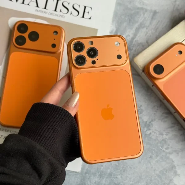 قاب Orange AG with Apple logo با مگ سیف (کدC2181)